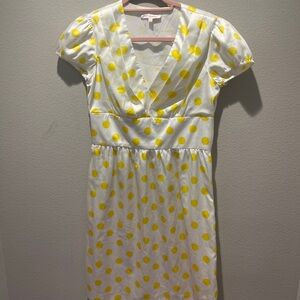 Vintage betsey johnson polka dot satin dress size 8
